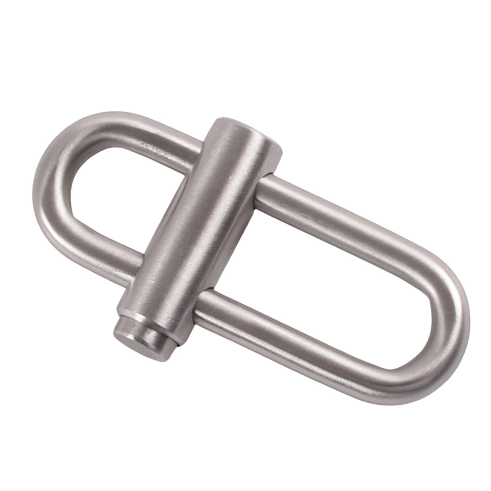 Stainless Steel Carabiner Keychain Fittings Multipurpose Creative Clip Buckle Gift Tool for Key Car Key Outdoor Climbing Camping