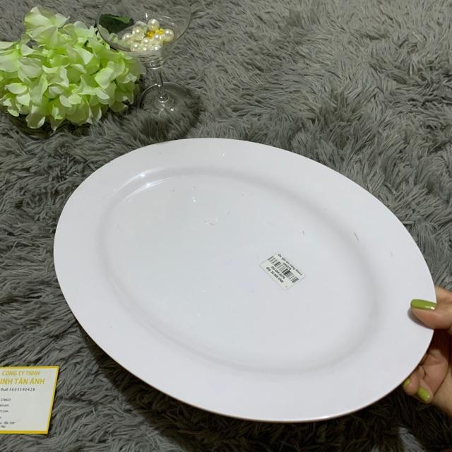 Dĩa nhựa xoài lớn màu trắng fataco HX407S