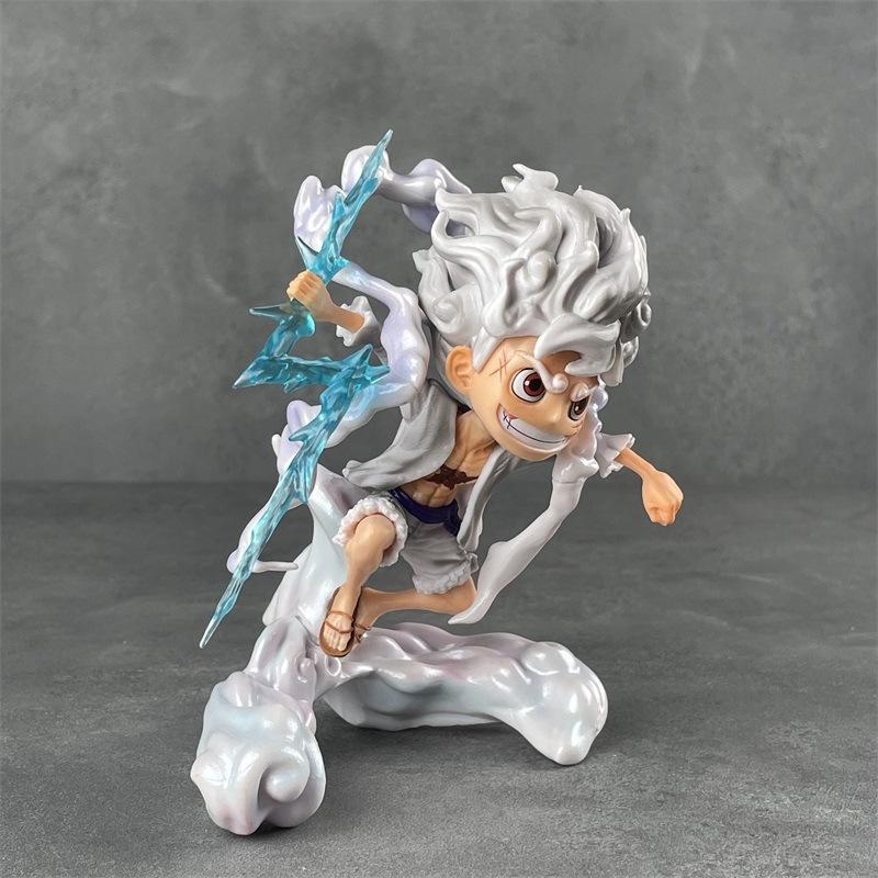 Mô Hình Luffy Gear 5 Bản Có Vũ Khí 16Cm Mô hình One Piece Cao Cấp, Figure Mô Hình Anmie One Piece Luffy Vua Hải Tặc