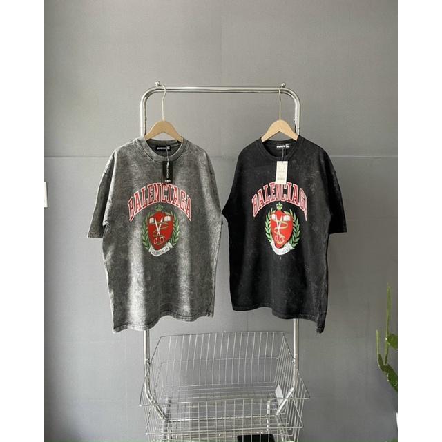 Áo thun tay lỡ, áo thun Wash form rộng nam nữ