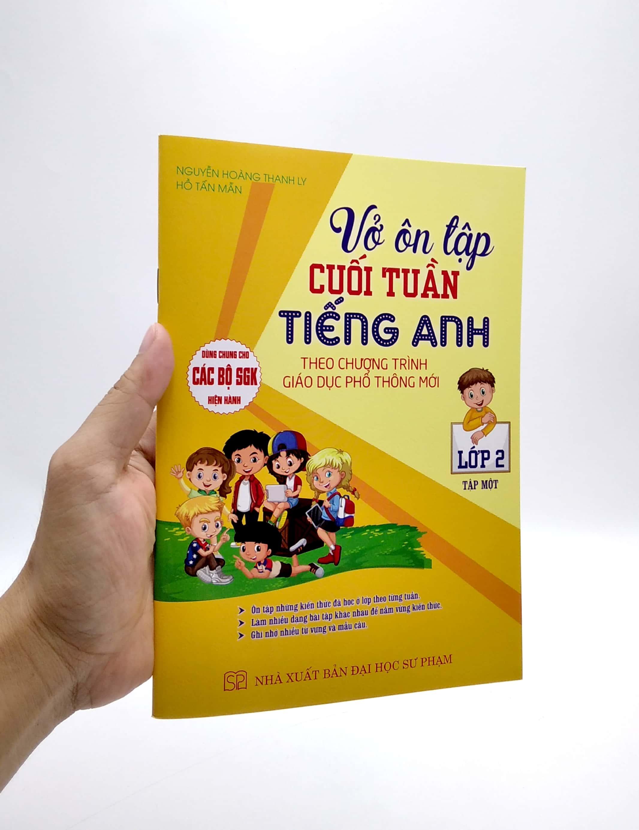 Dùng Chung Cho Các Bộ SGK Hiện Hành - Vở Ôn Tập Cuối Tuần Tiếng Anh Lớp 2 - Tập 1