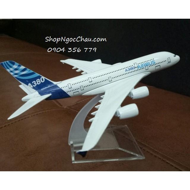 Mô hình máy bay tĩnh A380 Nguyên Bản 16cm