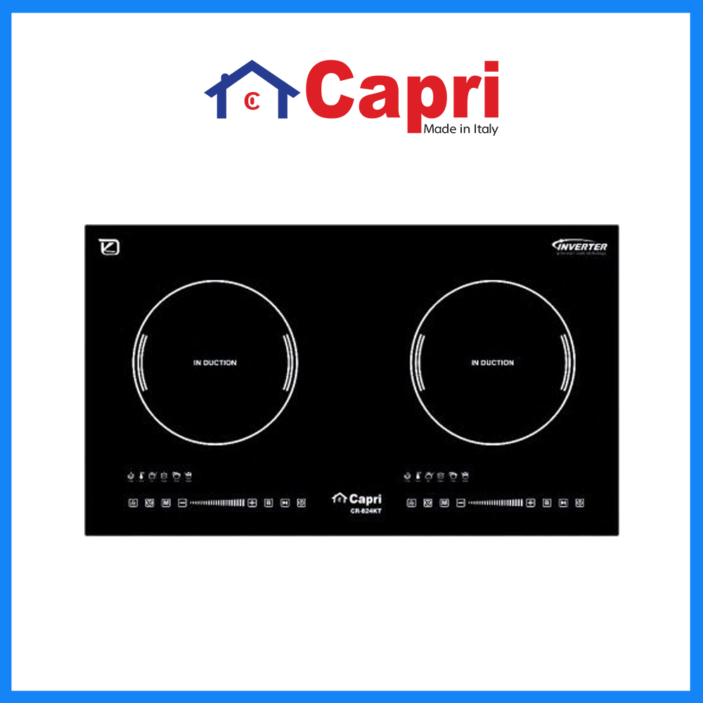 Bếp từ đôi Capri CR-824KT  Hàng chính hãng