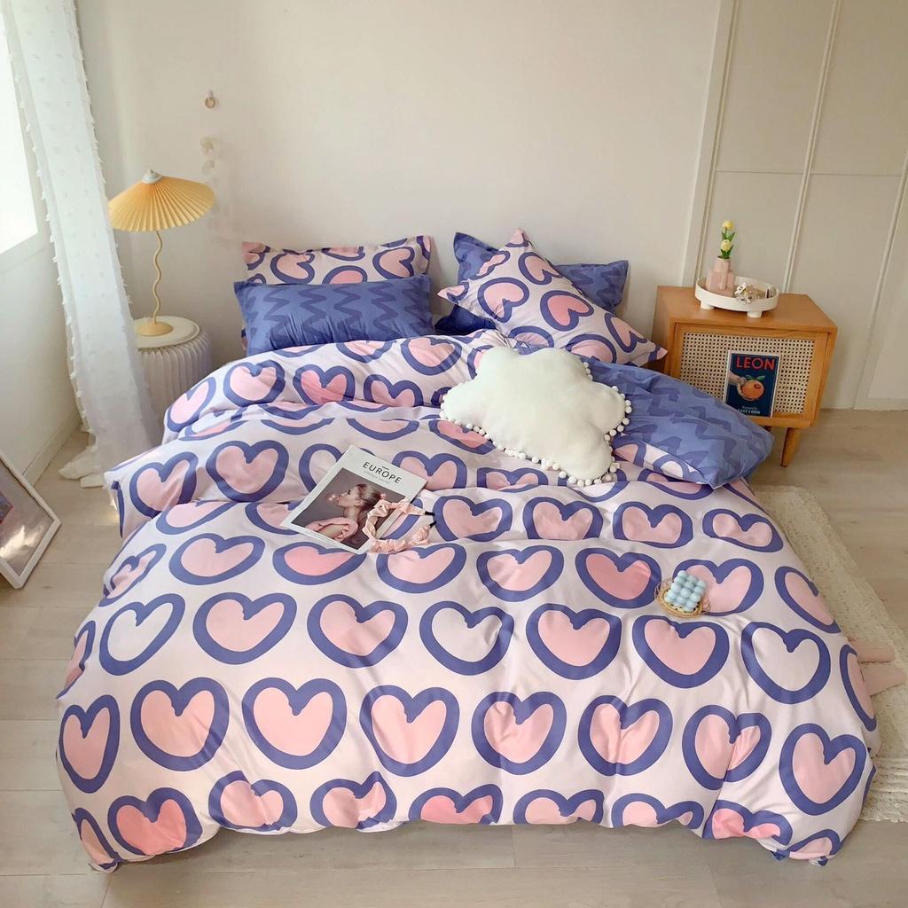 Bộ Chăn Ga Gối Cotton Poly Set 4 Món Hàng Nhập Khẩu