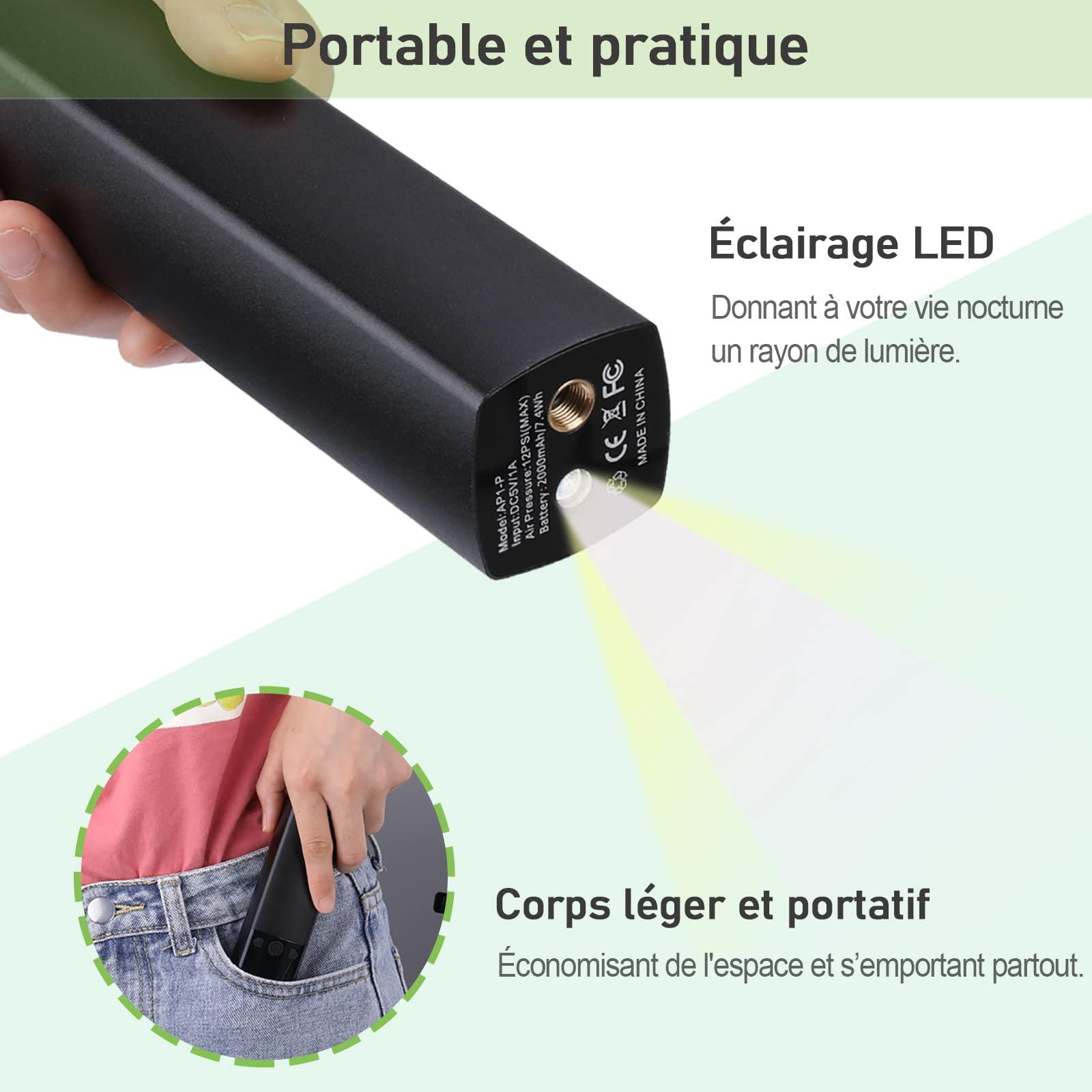 Bơm bóng điện tự động bơm hơi đến khinh khí cầu di động cho phao bơm hơi, bóng rổ, bóng đá, bóng chuyền, bóng bầu dục