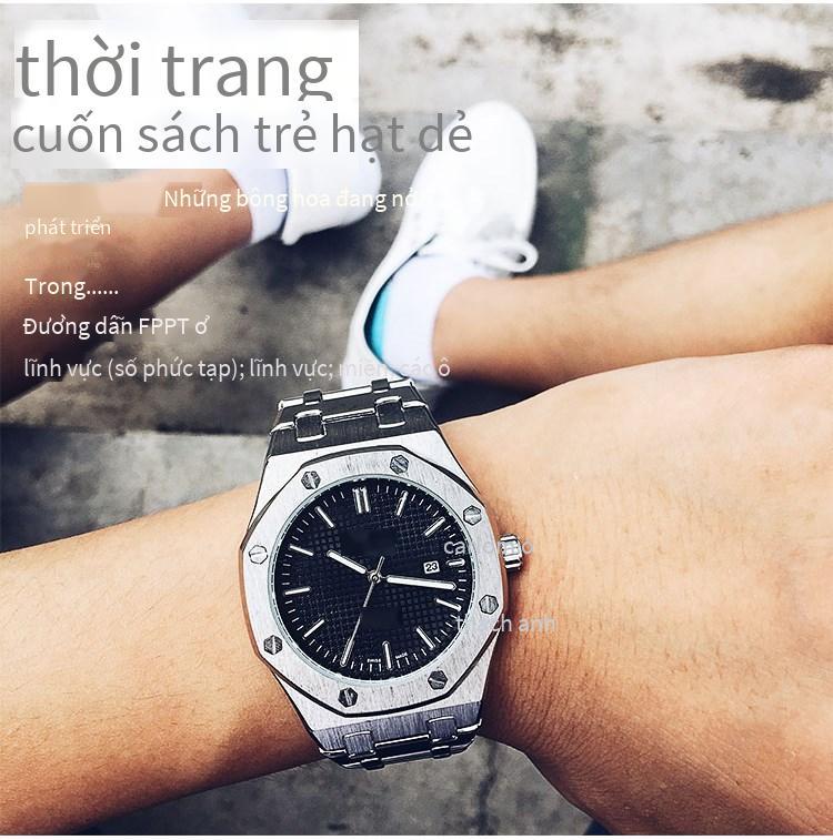 Ưu đãi đặc biệt đồng hồ hoàng gia nam dây thép sồi lịch Âu Mỹ hợp thời trang thương hiệu dạ quang phong cách punk mô hình cơ khí đồng hồ nữ chống thấm nước
