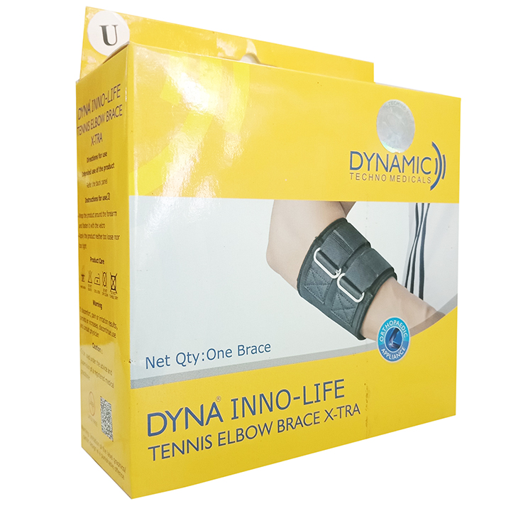 Đai Cẳng Tay Cao Cấp | Dây đai cẳng tay cho tennis, cầu lông, bóng bàn Dyna Infolife Xtra