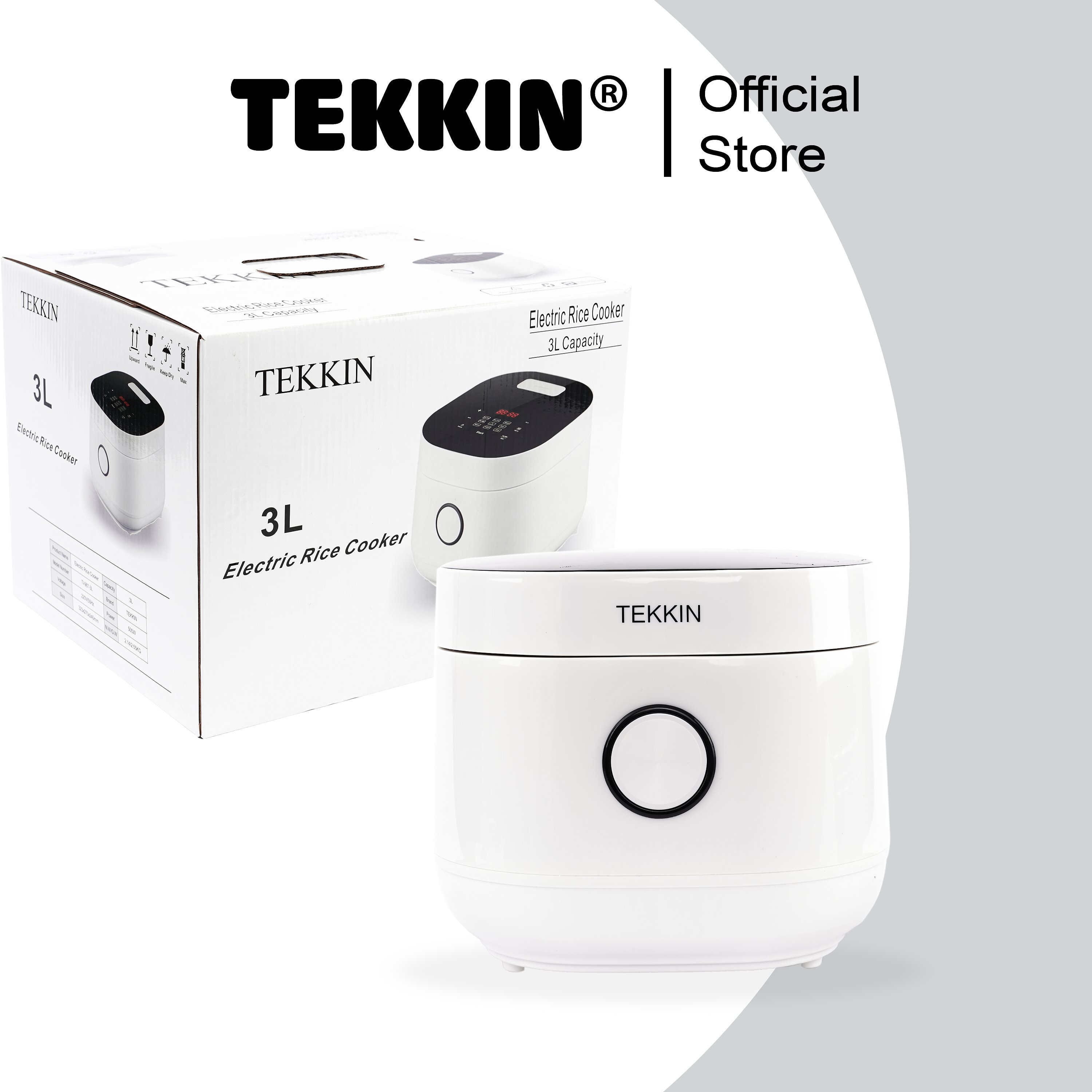 Nồi Cơm Điện Tử Cảm Ứng Thông Minh 1.2L TEKKIN TI-987 11 Chế Độ Nấu 3-4 người ăn - hàng nhập khẩu