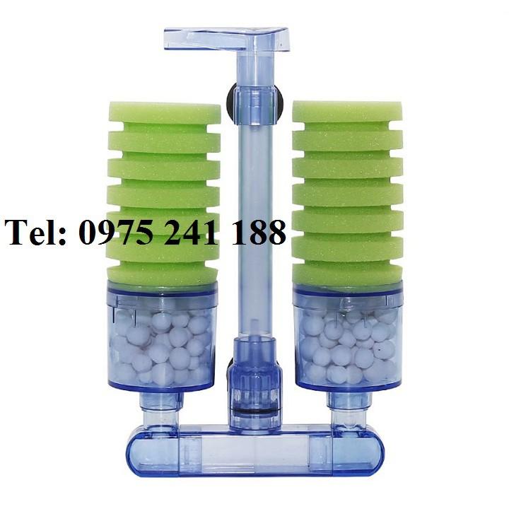 Lọc bể cá XY-2882 đã bao gồm cả hộp lọc, bông lọc, sứ lọc, sản phẩm đạt giải thiết kế độc đáo