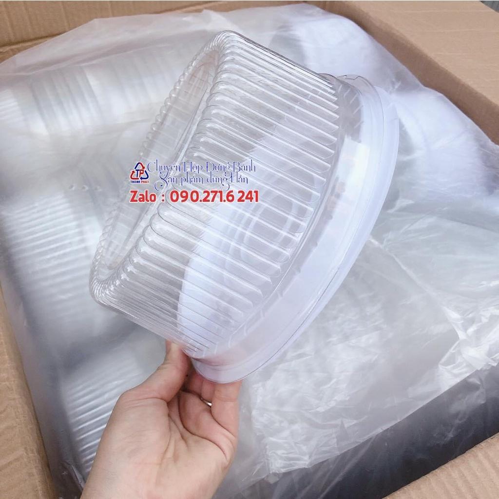 50 Hộp A022 đựng bông lan trứng muối 18cm, bánh kem