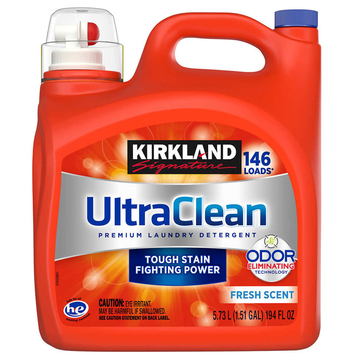 Nước giặt Kirkland Signature Ultra Clean Premium - 5.73L - USA