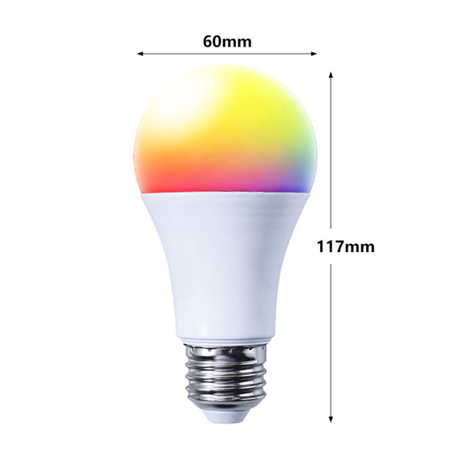 E27 Bulb WiFi App Bluetooth Control App Full Color