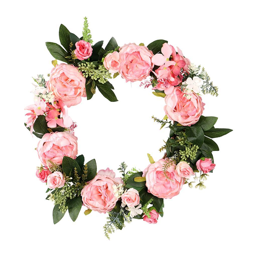 Artificial  Garland Front  Hanging Wreath