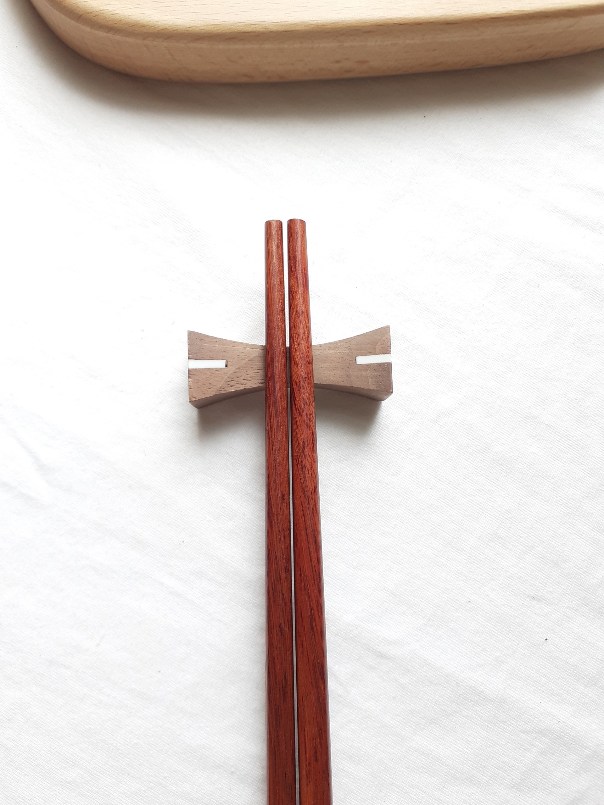 Đũa gỗ trắc đỏ cao cấp 24.5 cm - Bộ 5 đôi
