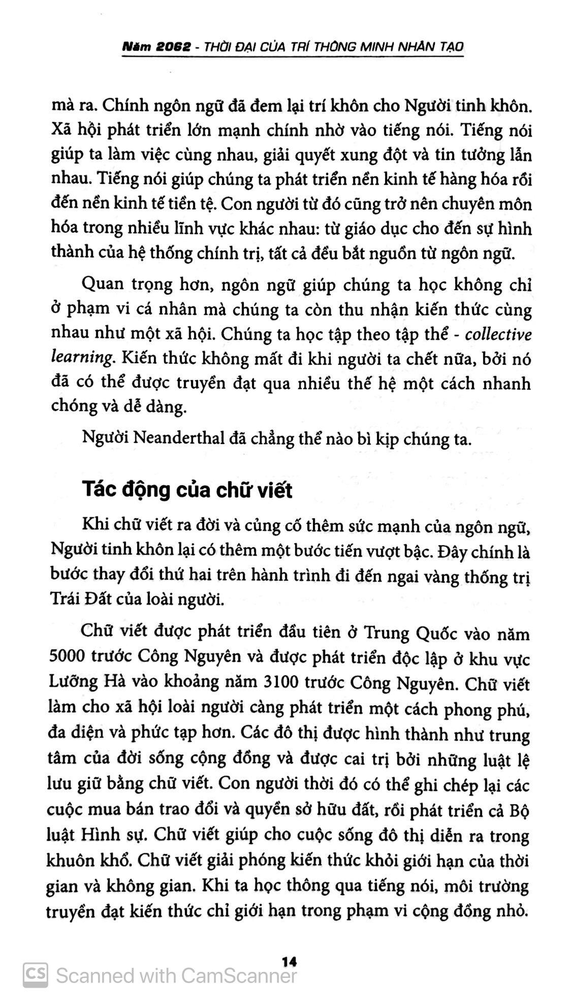 Sách Năm 2062 -Thời Đại Của Trí Thông Minh Nhân Tạo