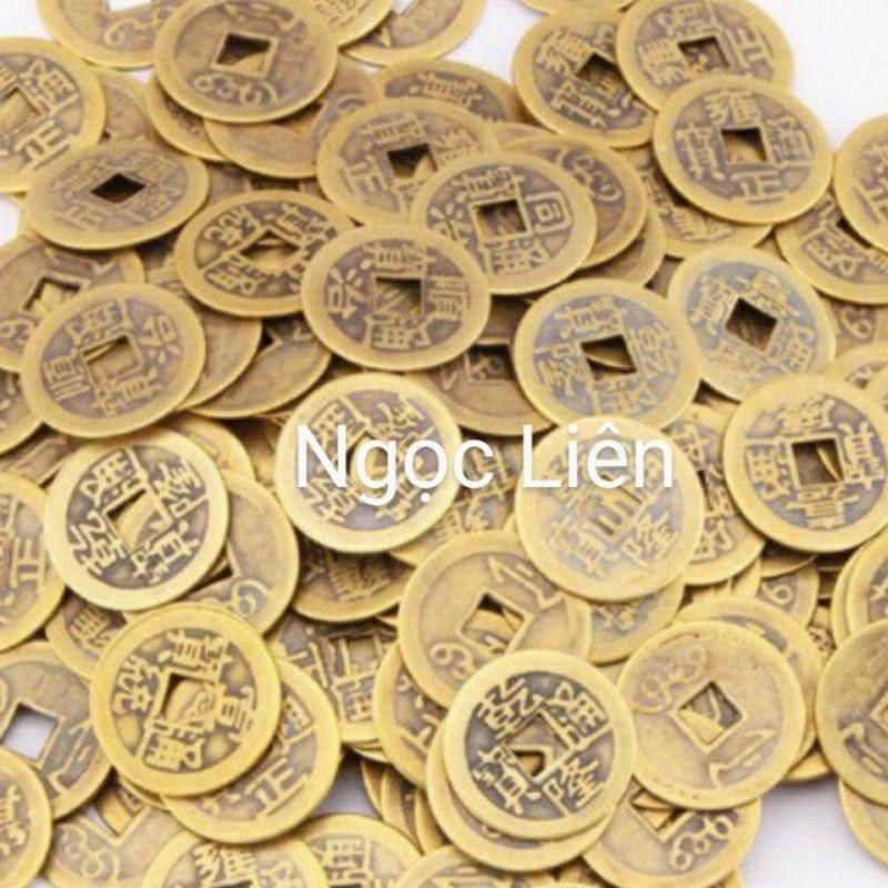 Đồng Tiền xu đồng cổ đường kính 2cm