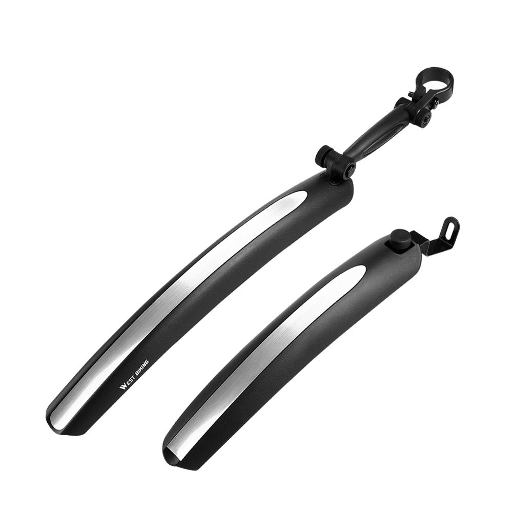 Chắn bùn WEST BIKING MTB gấp Mặt trước và phía sau có phản quang Làm nổi bật xe trong đêm tối