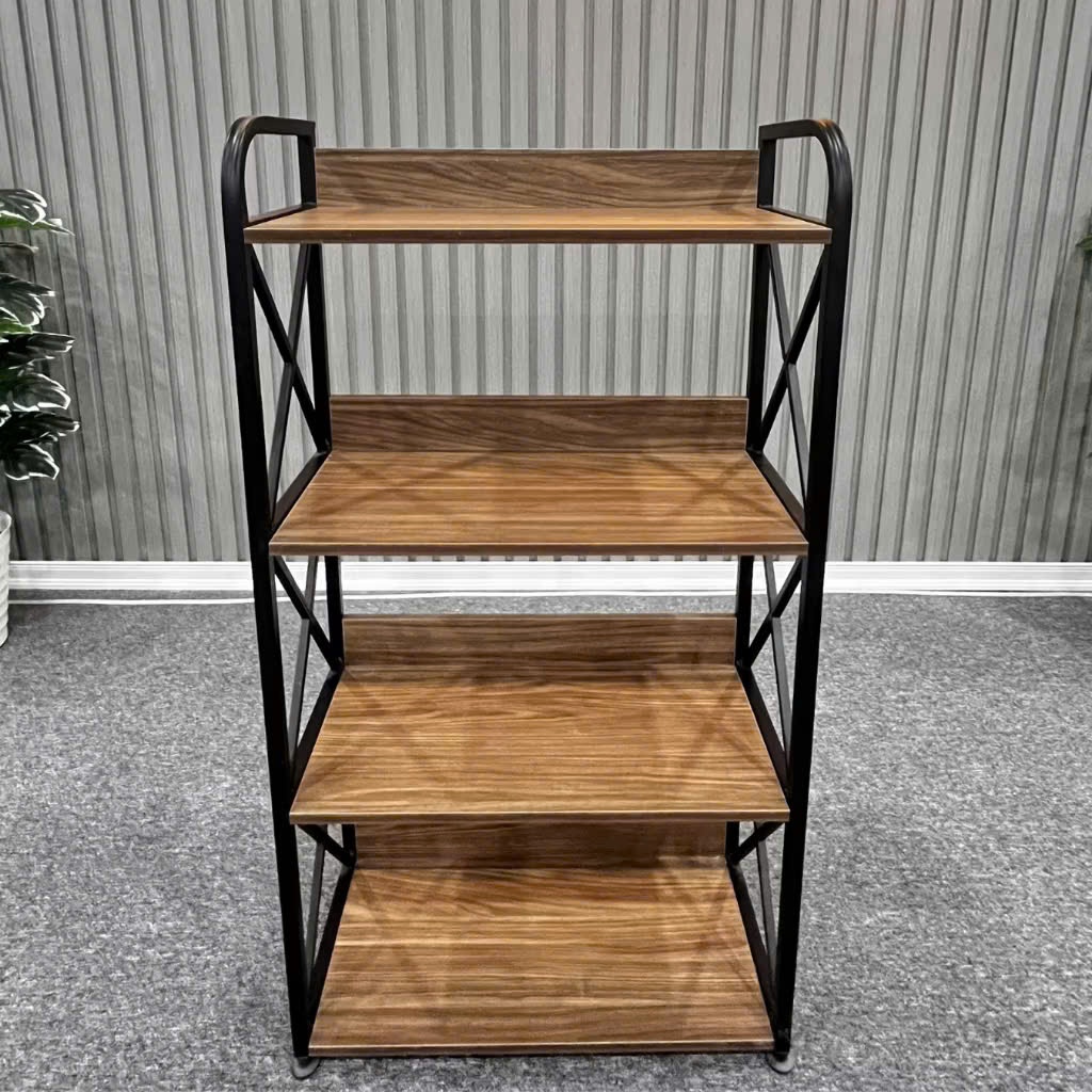 Kệ Đựng Đồ - Giá Để Đồ Nội Thất Nhà Bếp 3-4-5 Tầng Khung Sắt Sơn Tĩnh Điện Mặt Gỗ MDF Chắc Chắn