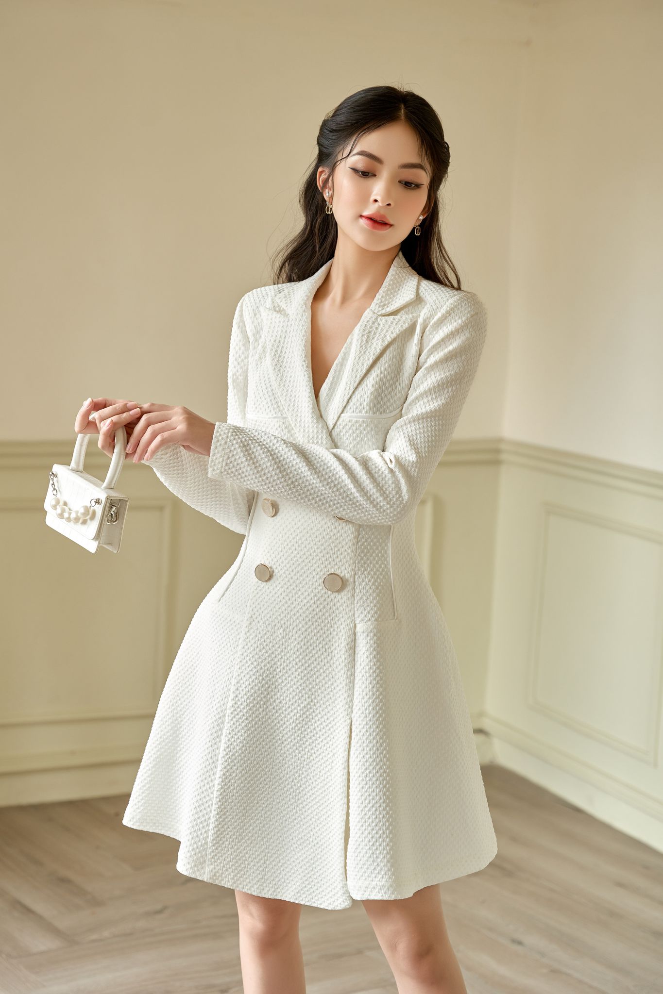 OLV - Đầm Cinen Button Dress