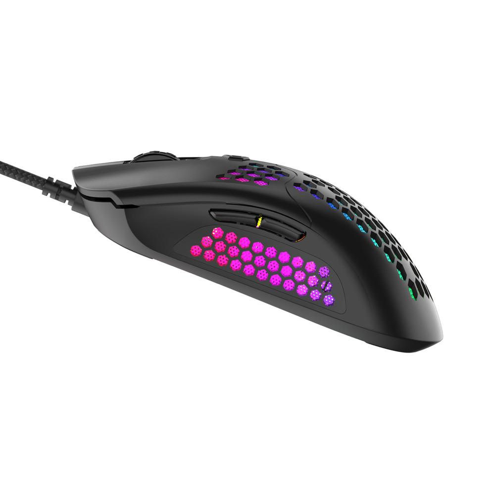 16000DPI Nhẹ Có Dây Rỗng Ra Chơi Game Mouce Chuột 6DPI Có Thể Điều Chỉnh 7 Phím Với Màu Sắc Tươi Sáng Đèn LED backlit Cho LOL CS: đi