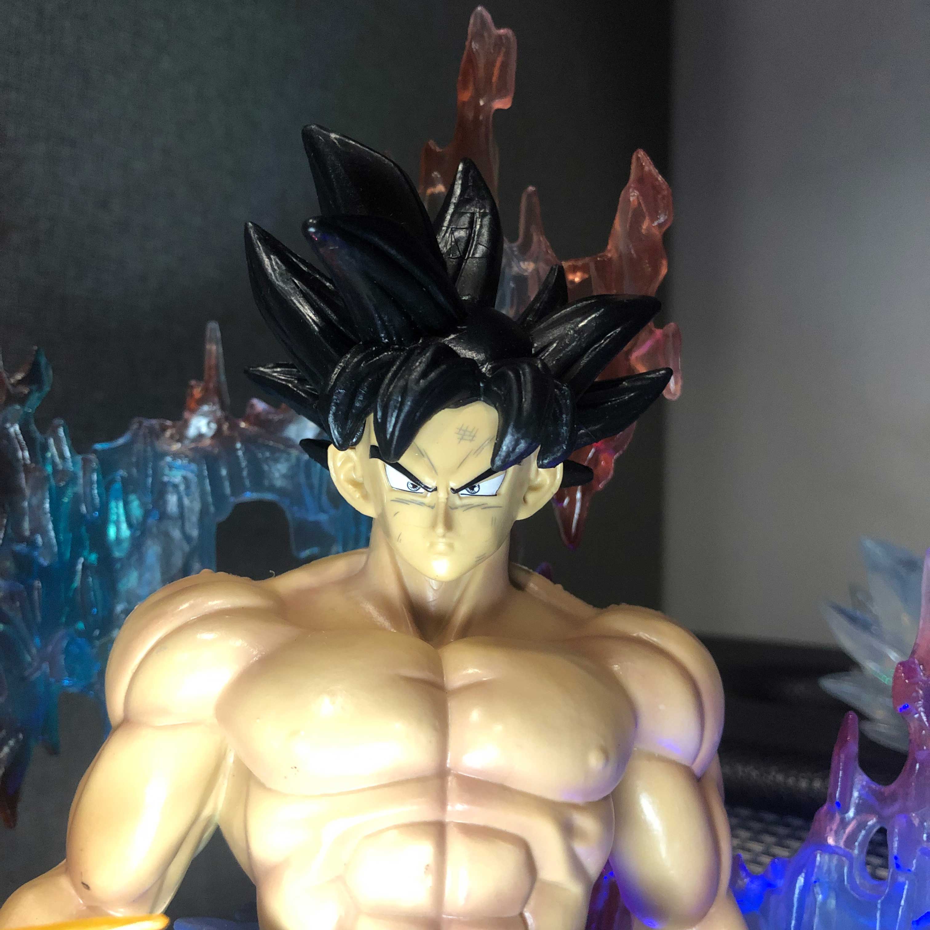 Mô hình Son Goku bản năng vô cực 35 cm có LED (usb) - Dragon Ball