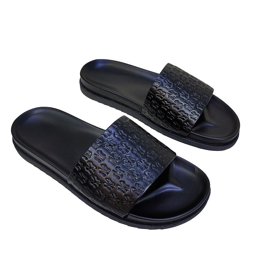 Dép Nam Quai Ngang Da Bò Thật TiTi ĐÔ Cao Cấp DNA2181d