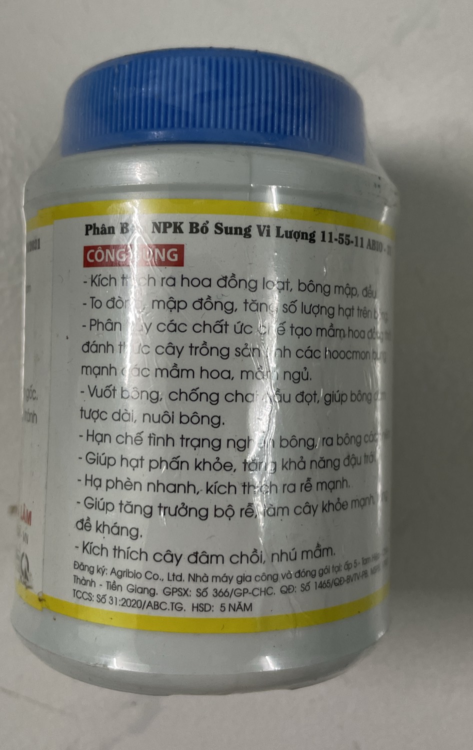Phân bón lá phân hóa mầm hoa cực mạnh 10-60-10 TE - KL lọ 100gr