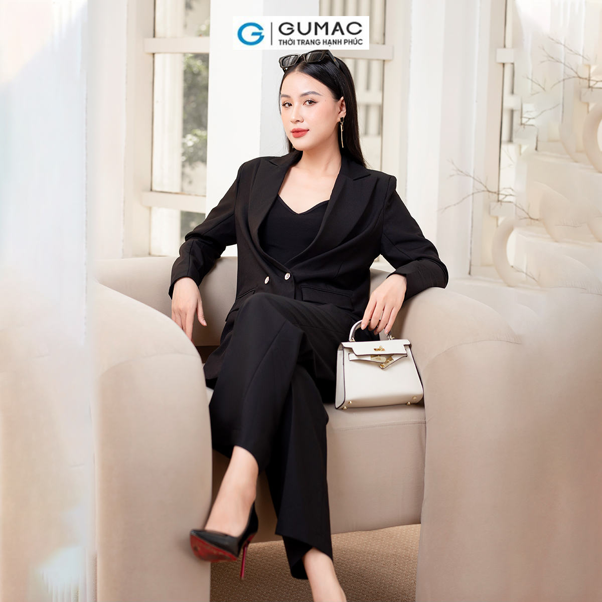 Áo Blazer dáng suông thời trang GUMAC AD10040