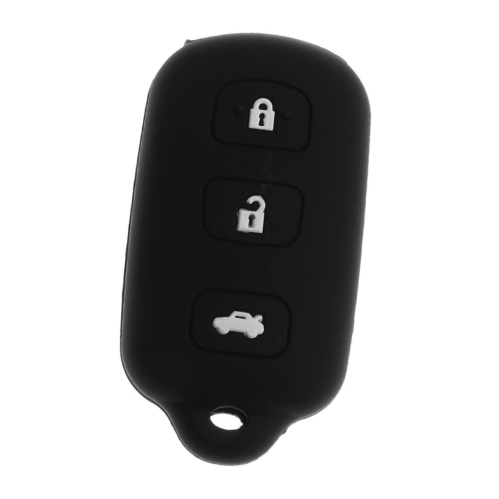 Car Key Silicone 3+1 Buttons Protective Case Cover For