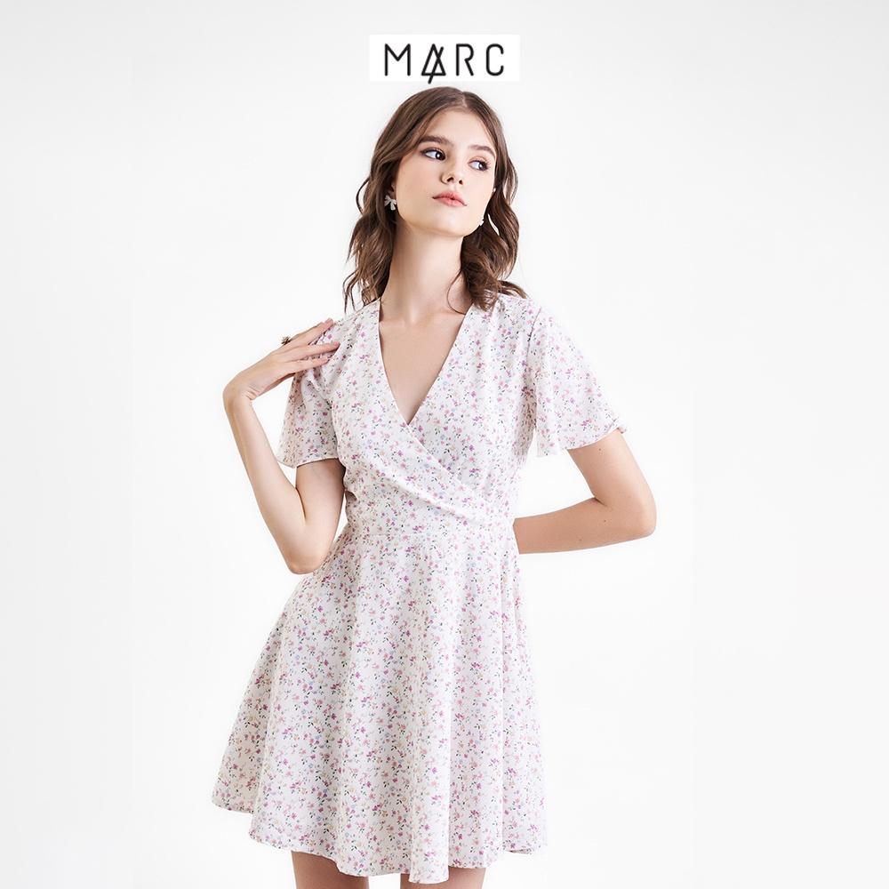 Đầm nữ MARC FASHION mini đắp chéo tay cánh tiên CBMH094222