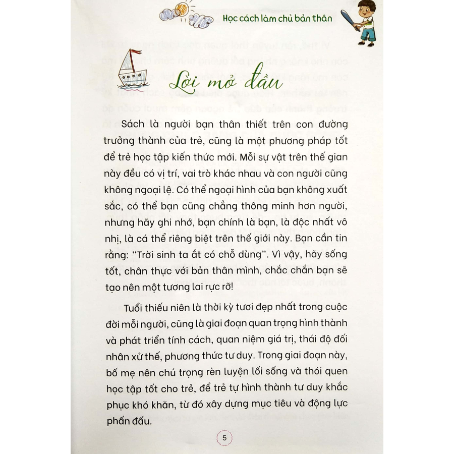 Nhật Ký Trưởng Thành Cúa Đứa Trẻ Ngoan - Học Cách Làm Chủ Bản Thân(Tôi Là Chế Ngự Đại Vương) - Tái Bản