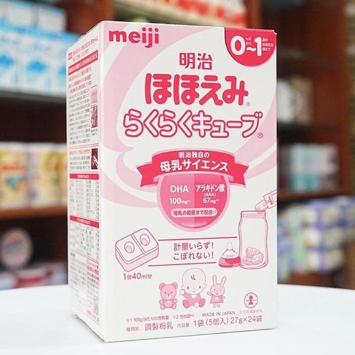 Sữa Meiji số 0 Nhật Bản dạng thanh (24 thanh)