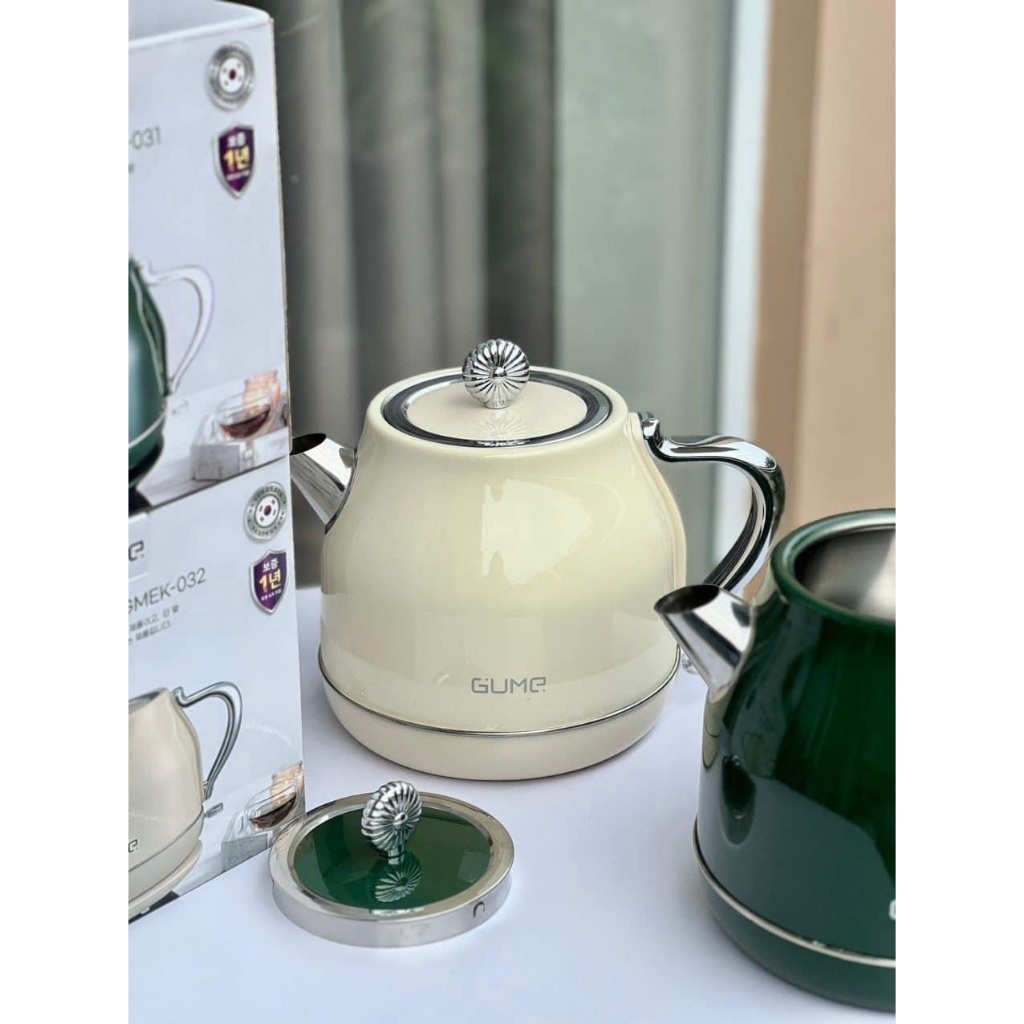 Ấm siêu tốc Sothing Gume GMEK-031 &amp; GMEK-032 công suất 1800w, dung tích 1,8l, đun nước nhanh sôi- Hàng chính hãng
