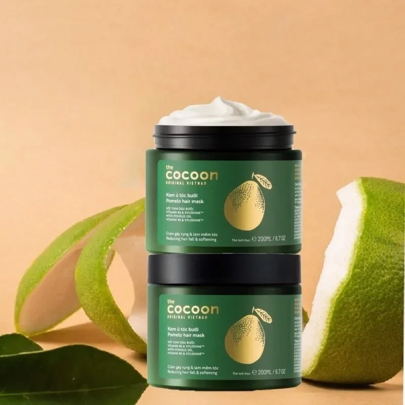 Kem ủ tóc bưởi Cocoon 200ml - Giảm gãy rụng và Làm mềm tóc - Thuần chay