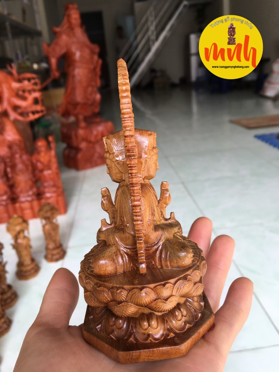 Tượng Phật Mini Để Ô tô Kích Thước 15x8x6cm
