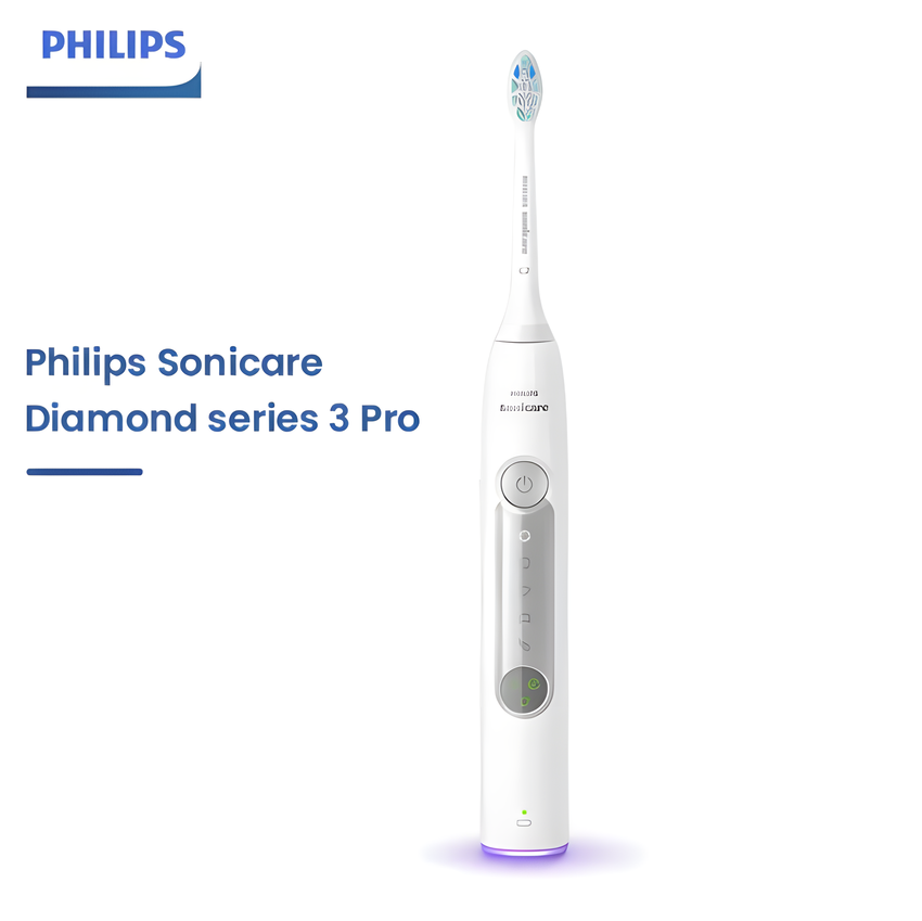 Bàn chải đánh răng điện Diamond Series 3 Pro. Thương hiệu Hà Lan cao cấp Philips HX5272 và HX5282. HÀNG CHÍNH HÃNG