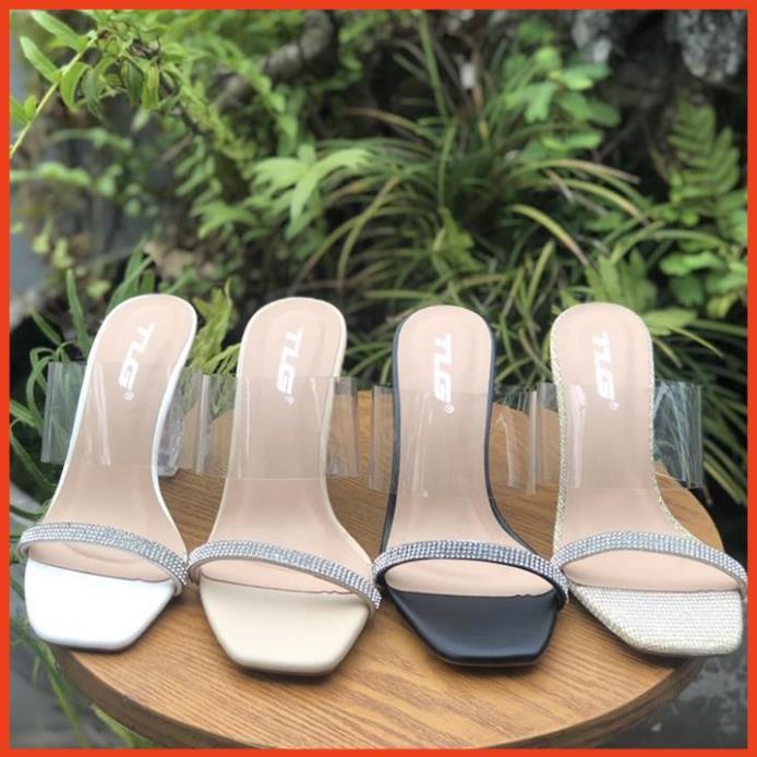 TLG Sandal cao gót quai trong hot trend 2020 trẻ trung năng động 21288