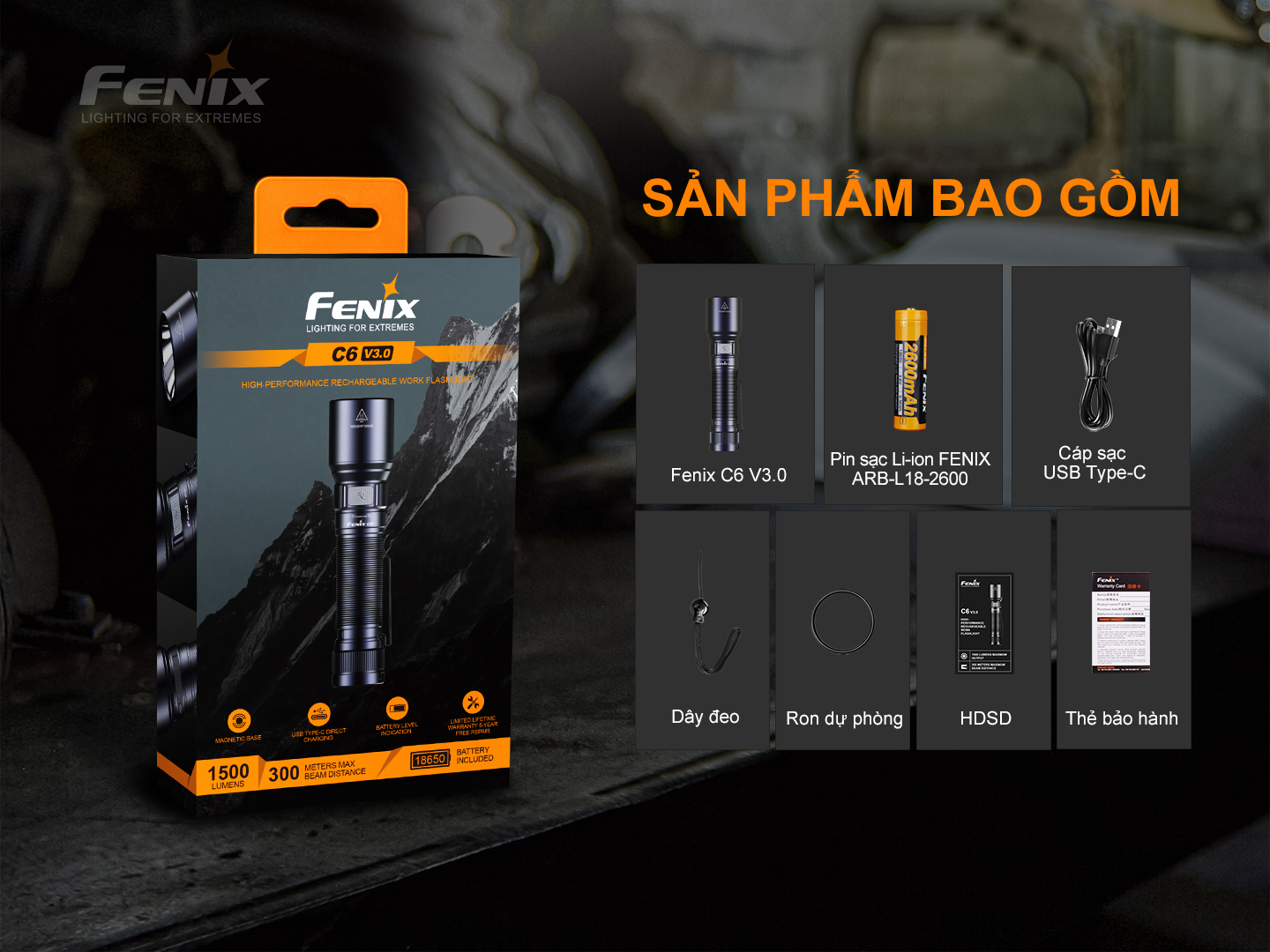 Hình ảnh Đèn pin cầm tay FENIX C6 V3.0