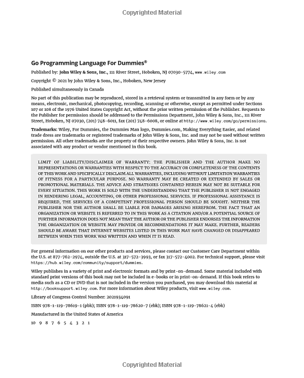 Sách ngoại văn: Go Programming Language For Dummies
