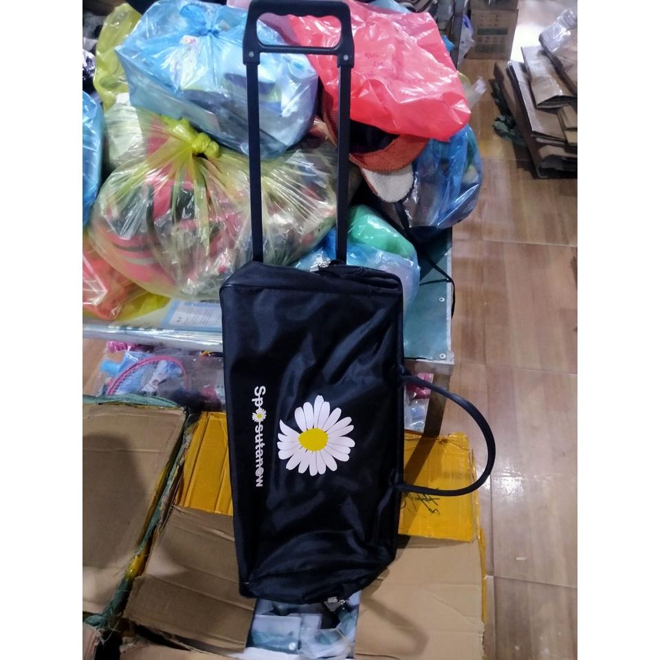 Túi kéo du lịch Hoa cúc túi 3CE phong cách Hàn Quốc