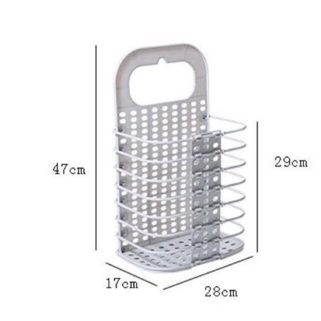 Giỏ Đựng Đồ Treo Tường Gấp Gon Đa Năng