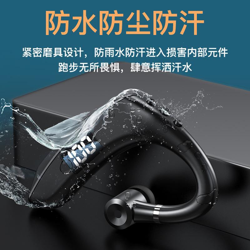 Phong cách mới nhất của năm tai nghe bluetooth mới 5.2 màn hình kỹ thuật số độ nét cao thời lượng pin dài ở chế độ chờ không dây một tai trong tai gắn trên tai mở