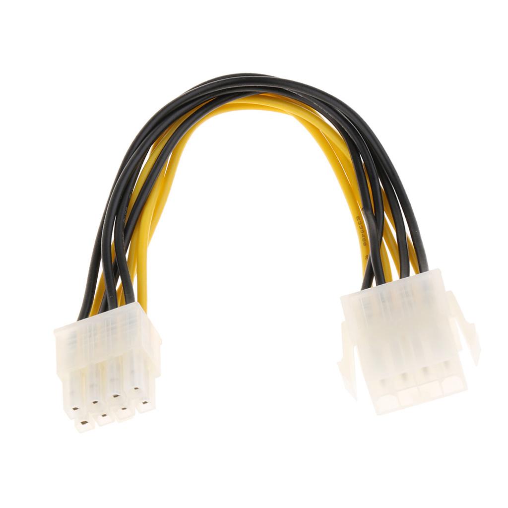 Computer 8 Pins Motherboard ATX Power Supply Extension Cable Male to Female