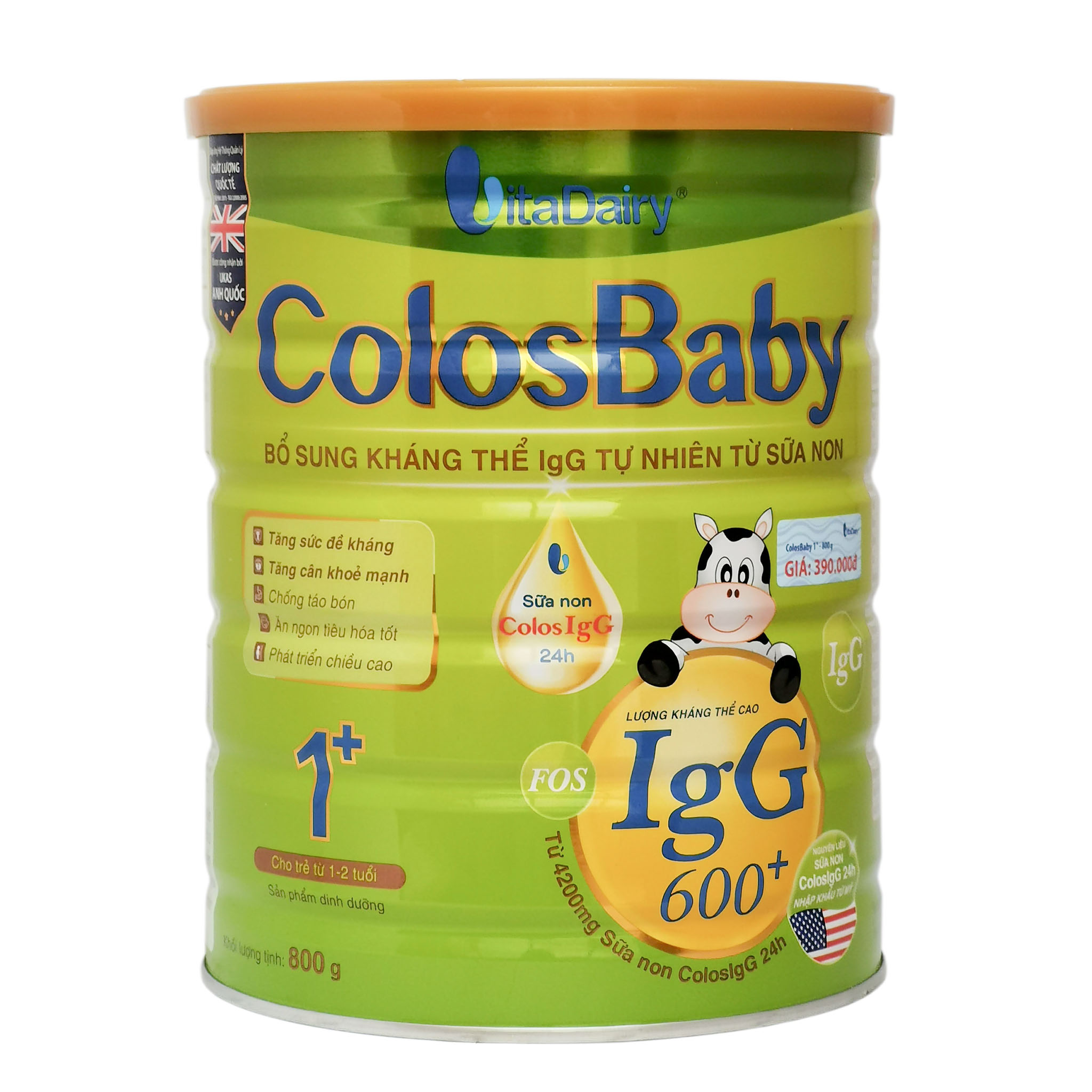 Sữa Bột VitaDairy ColosBaby 1+