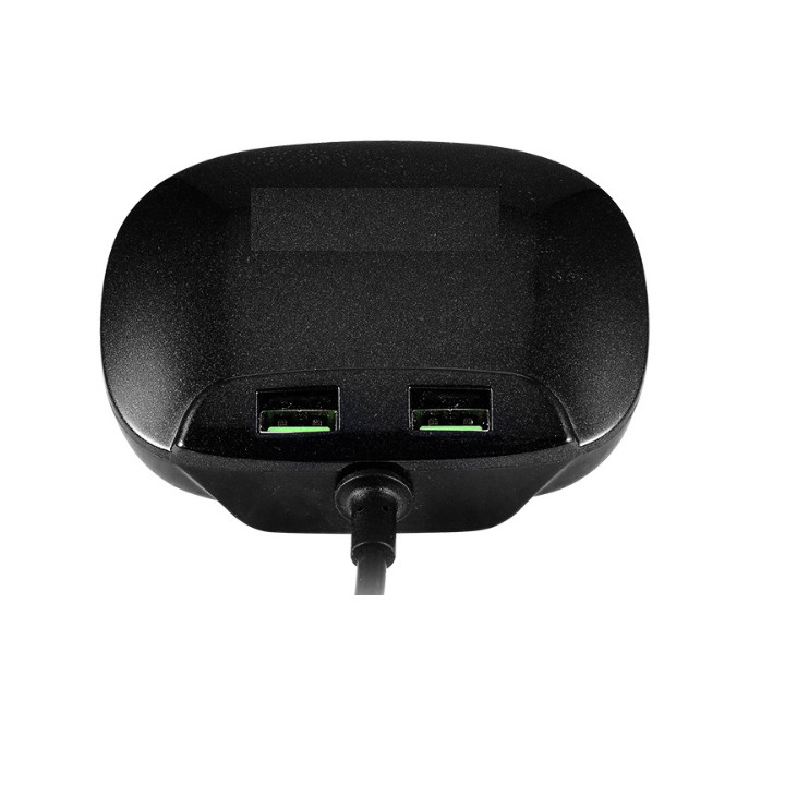 Bộ chia tẩu sạc trên ô tô 2USB tích hợp cầu chì chống cháy nổ bảo vệ thiết bị M513