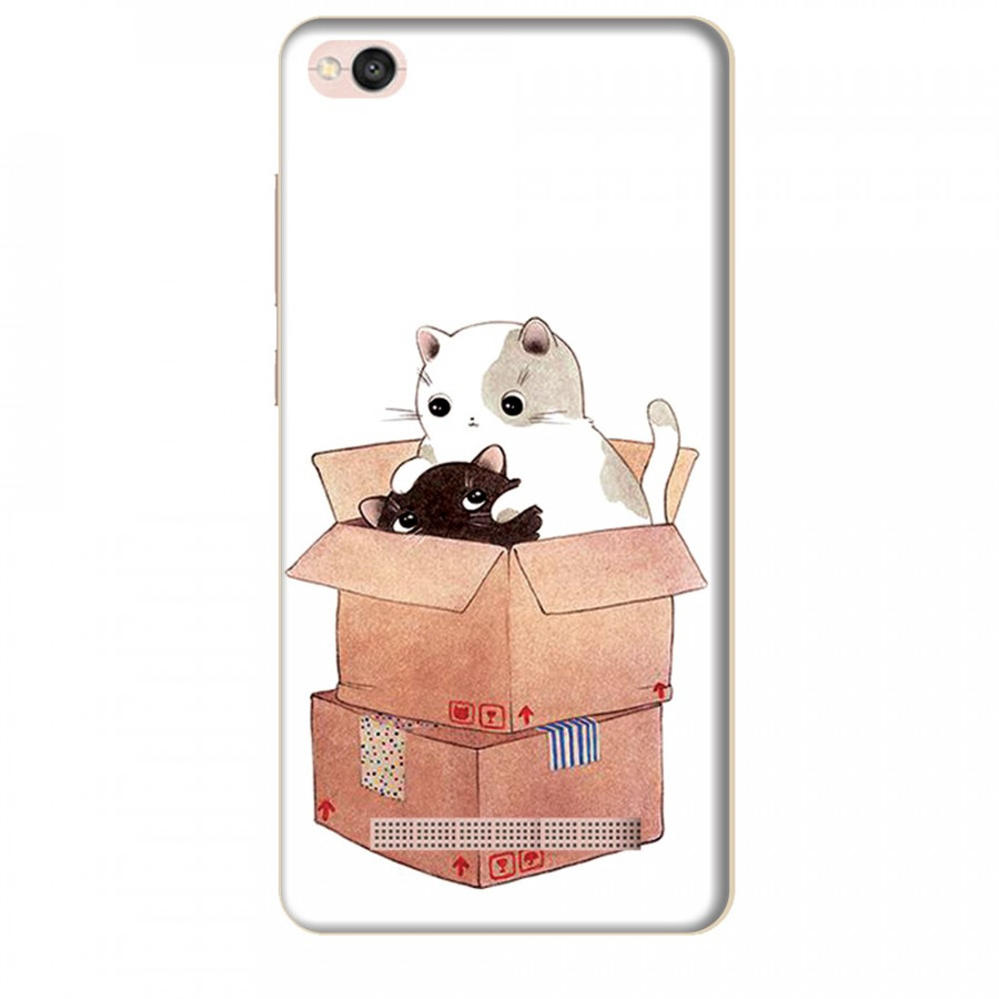 Ốp lưng dành cho điện thoại XIAOMI REDMI 4A Mèo Con Dễ Thương
