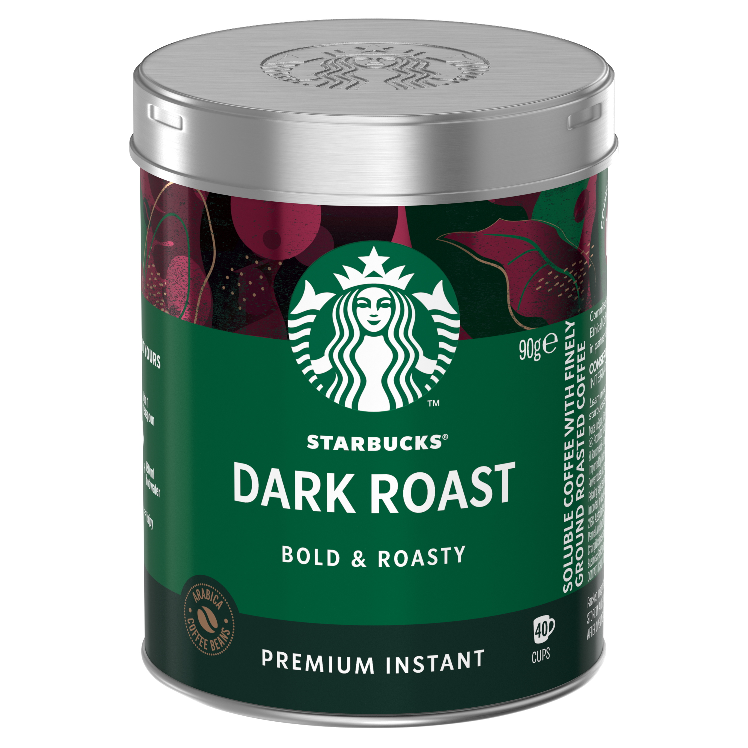 Hũ Cà phê đen hòa tan cao cấp Starbucks Rang Đậm -