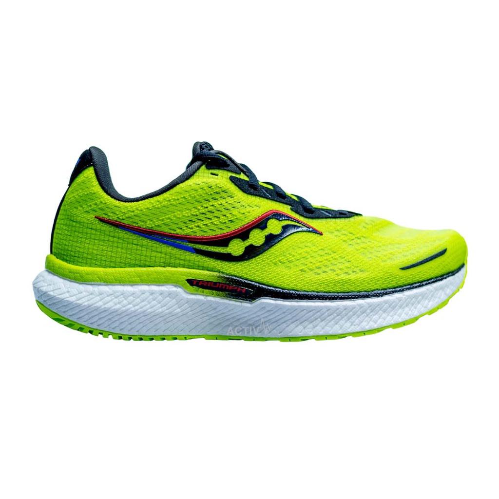 Giày Chạy Bộ NAM Saucony Triumph 19 Acid/Blueraz - Xanh Neon