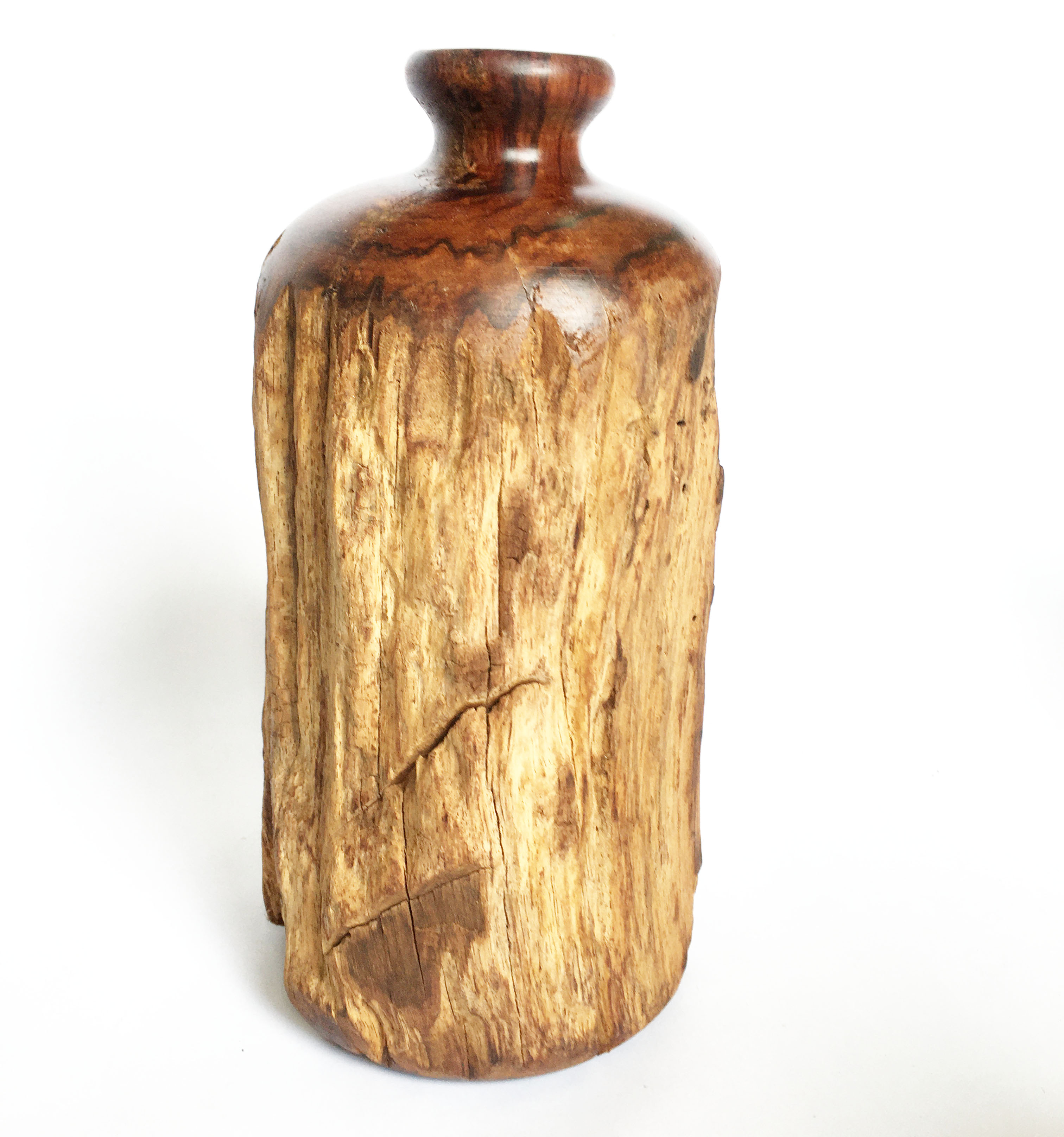 Lọ bình hoa gỗ lũa tự nhiên gỗ Bình Linh dùng decor trang trí sang trọng