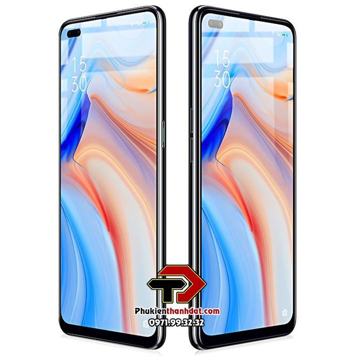 Tấm dán kính cường lực full dành cho OPPO Reno4 tràn màn hình